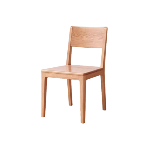 Tate Red Oak Wood Dining Chair