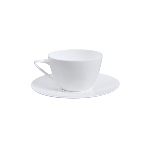 Cooper Bone China Coffee Mug & Saucer