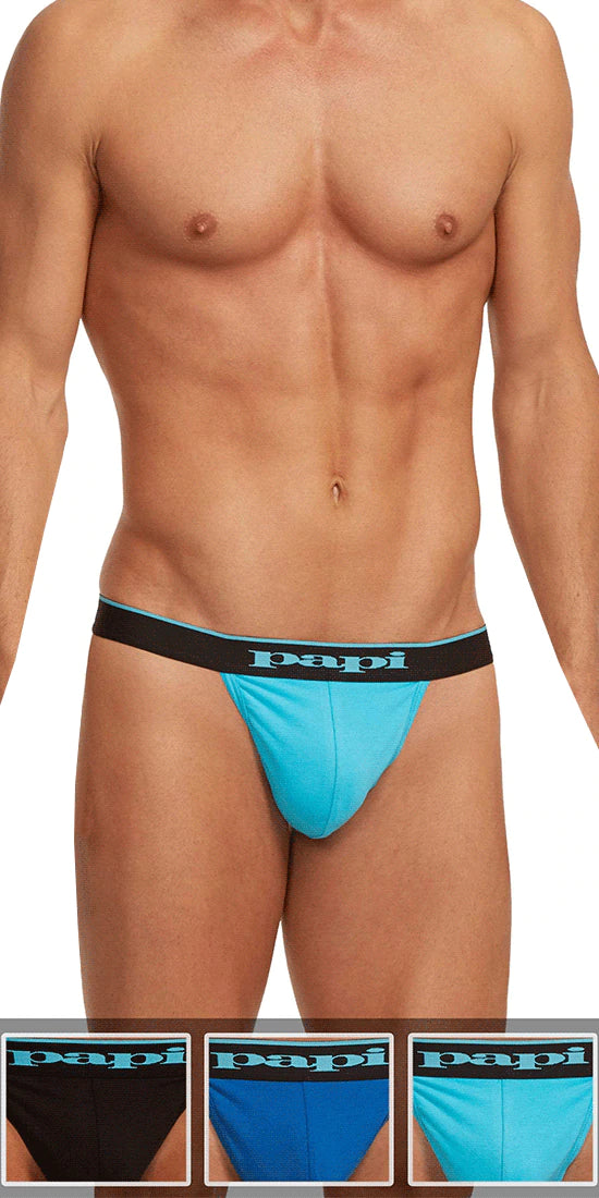 Papi 3pack Cotton Stretch Thong