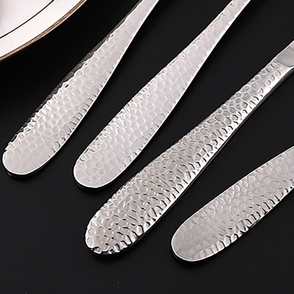 Hammered Dessert Fork