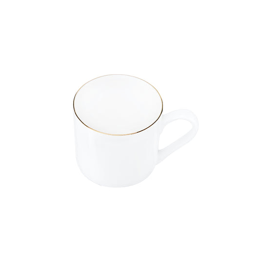 Moonlight Gold Rim Bone China Cup
