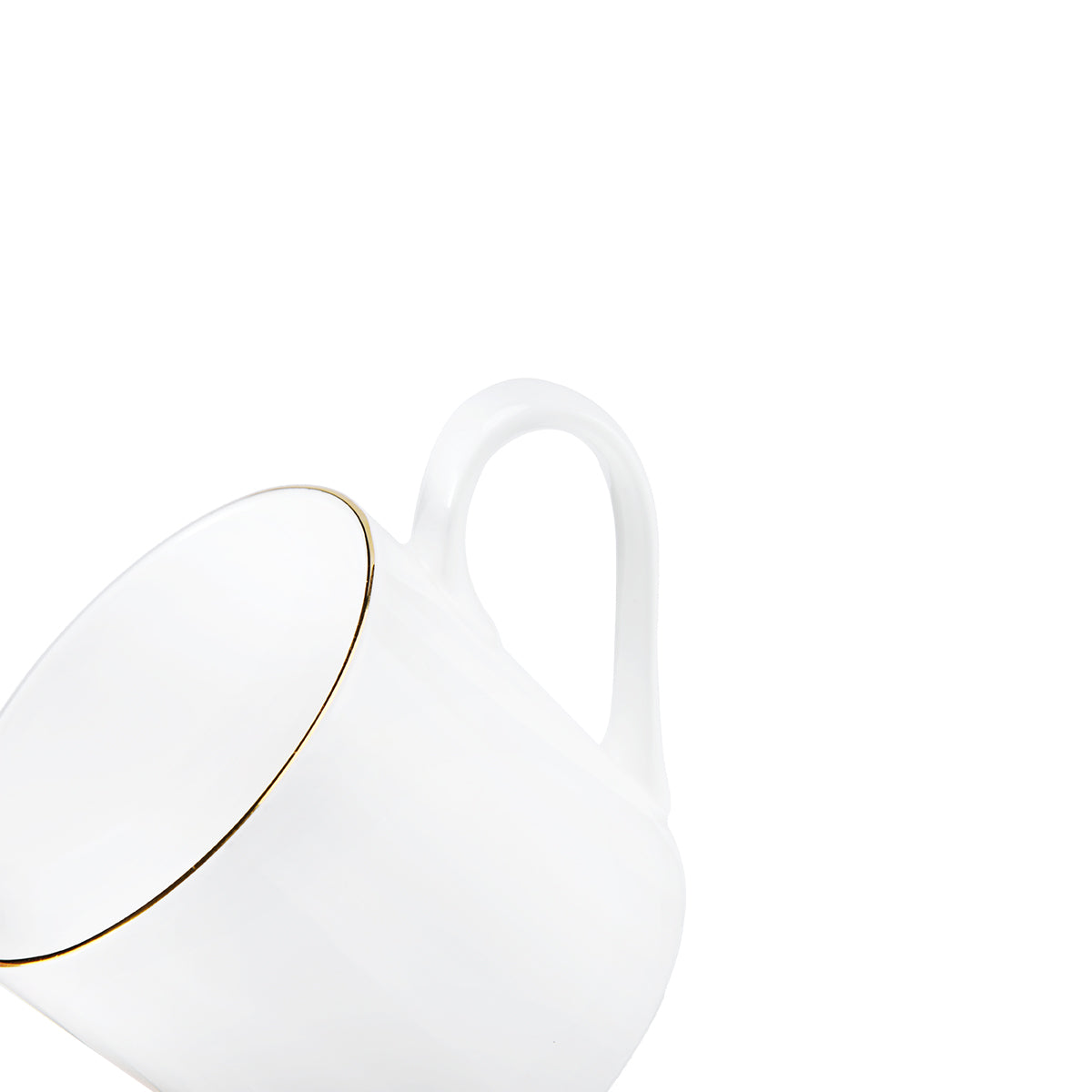 Moonlight Gold Rim Bone China Cup