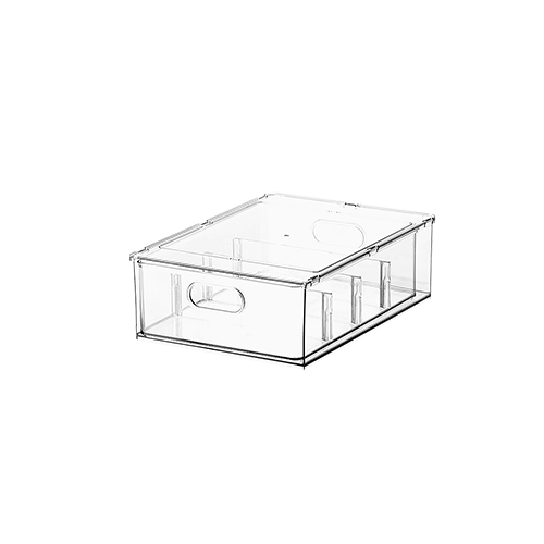 Transparent Drawer Storage Box With Dividers