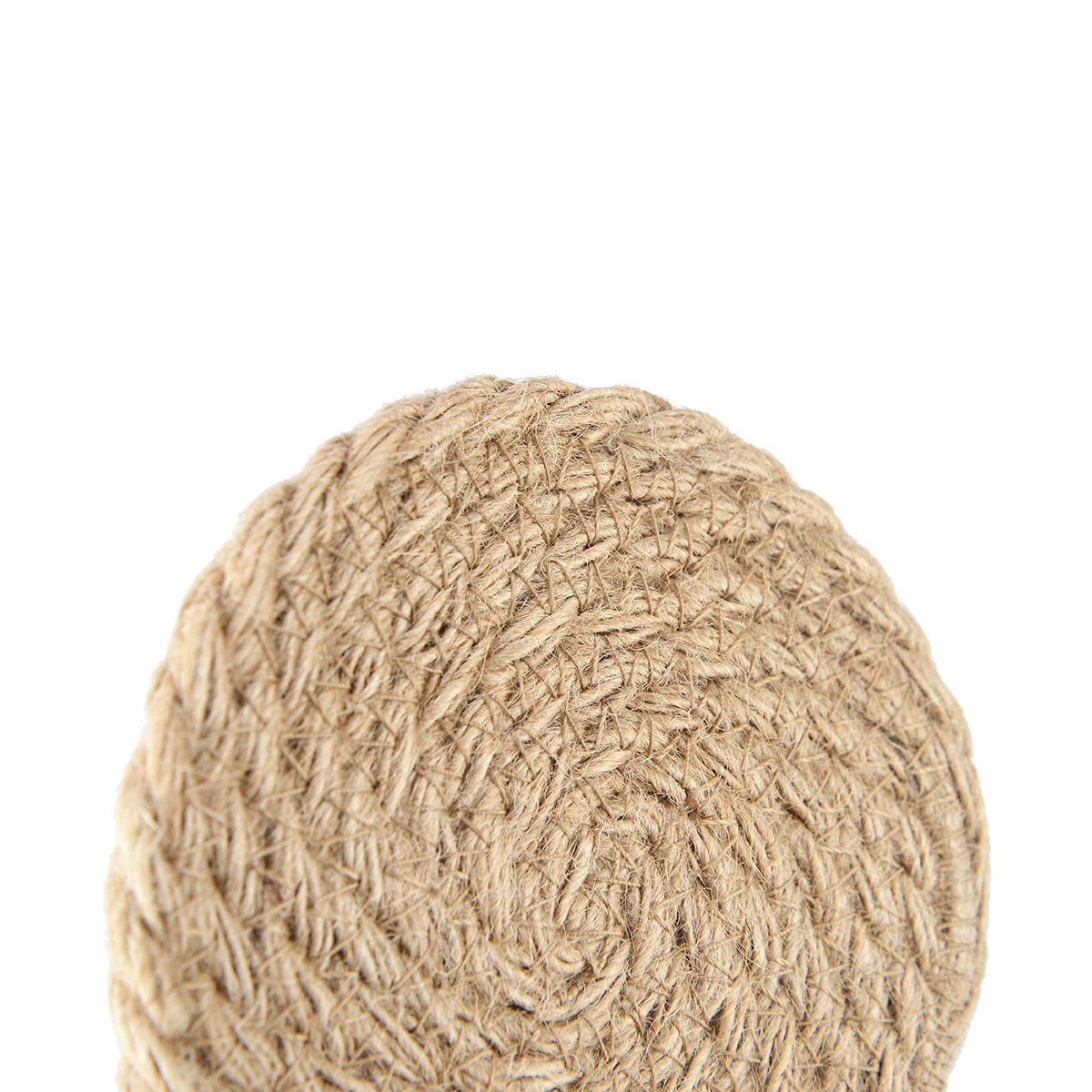 Round Braided Flax Coaster