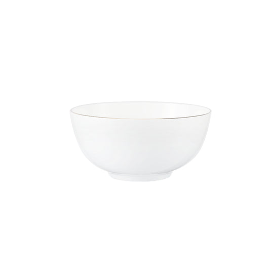 Moonlight Gold Rim Bone China Noodles Bowl