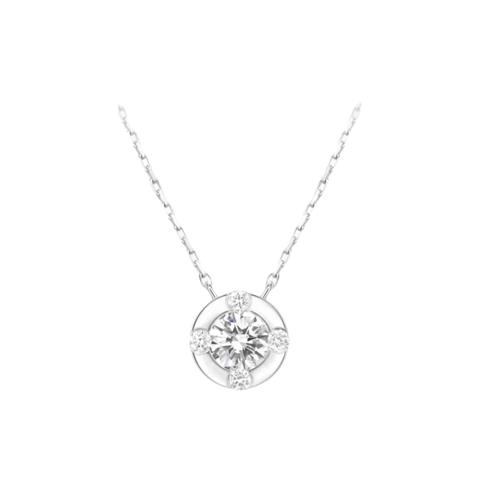 Clover Diamond Pendant Necklace