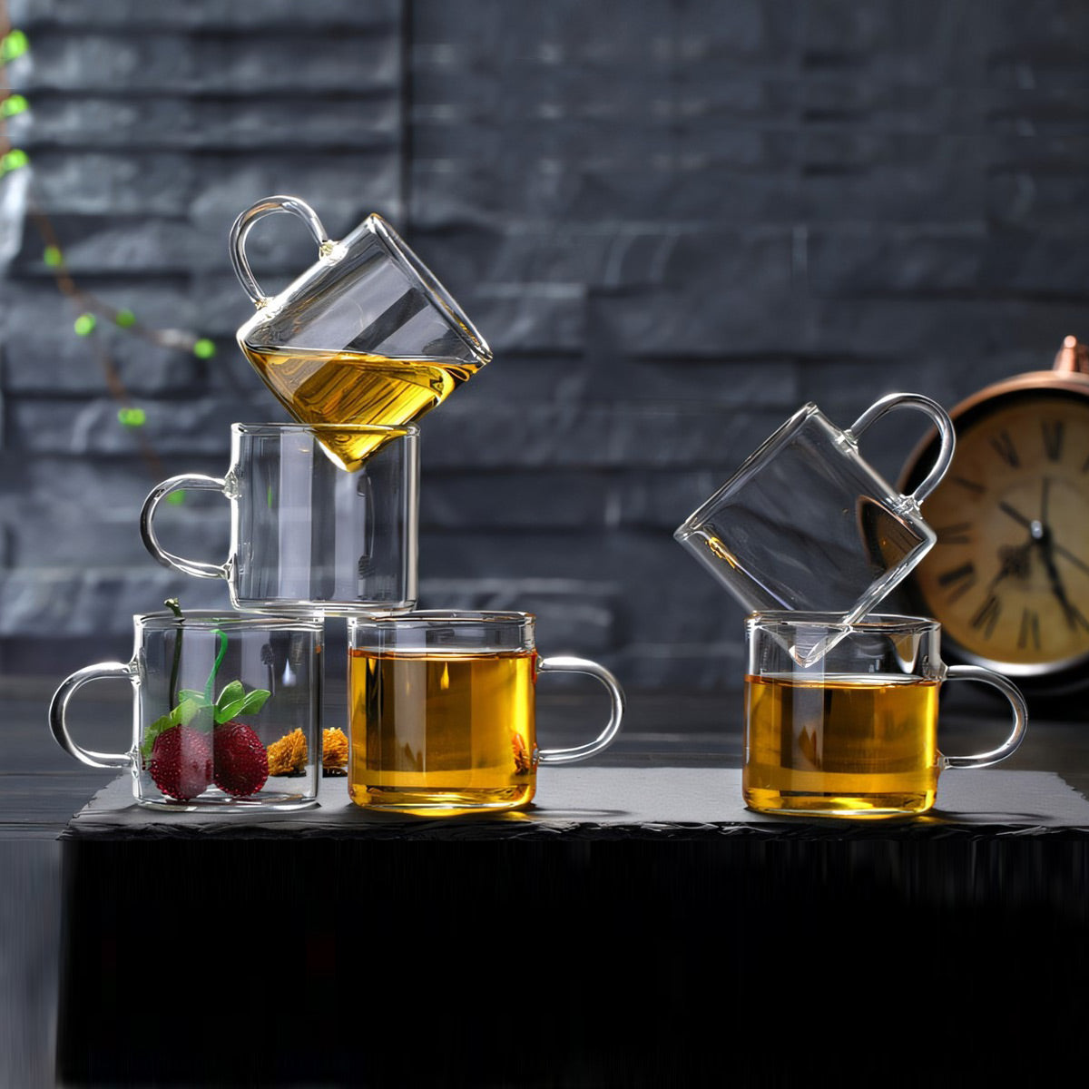 Borosilicate Tea Cup (Set of 6)