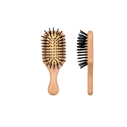 Mini Wooden Paddle Brush