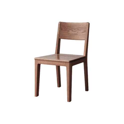 Tate Red Oak Wood Dining Chair