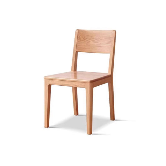 Tate Red Oak Wood Dining Chair