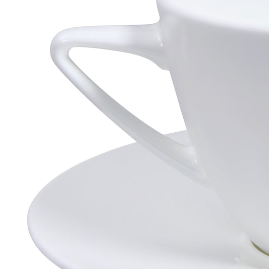 Cooper Bone China Coffee Mug & Saucer