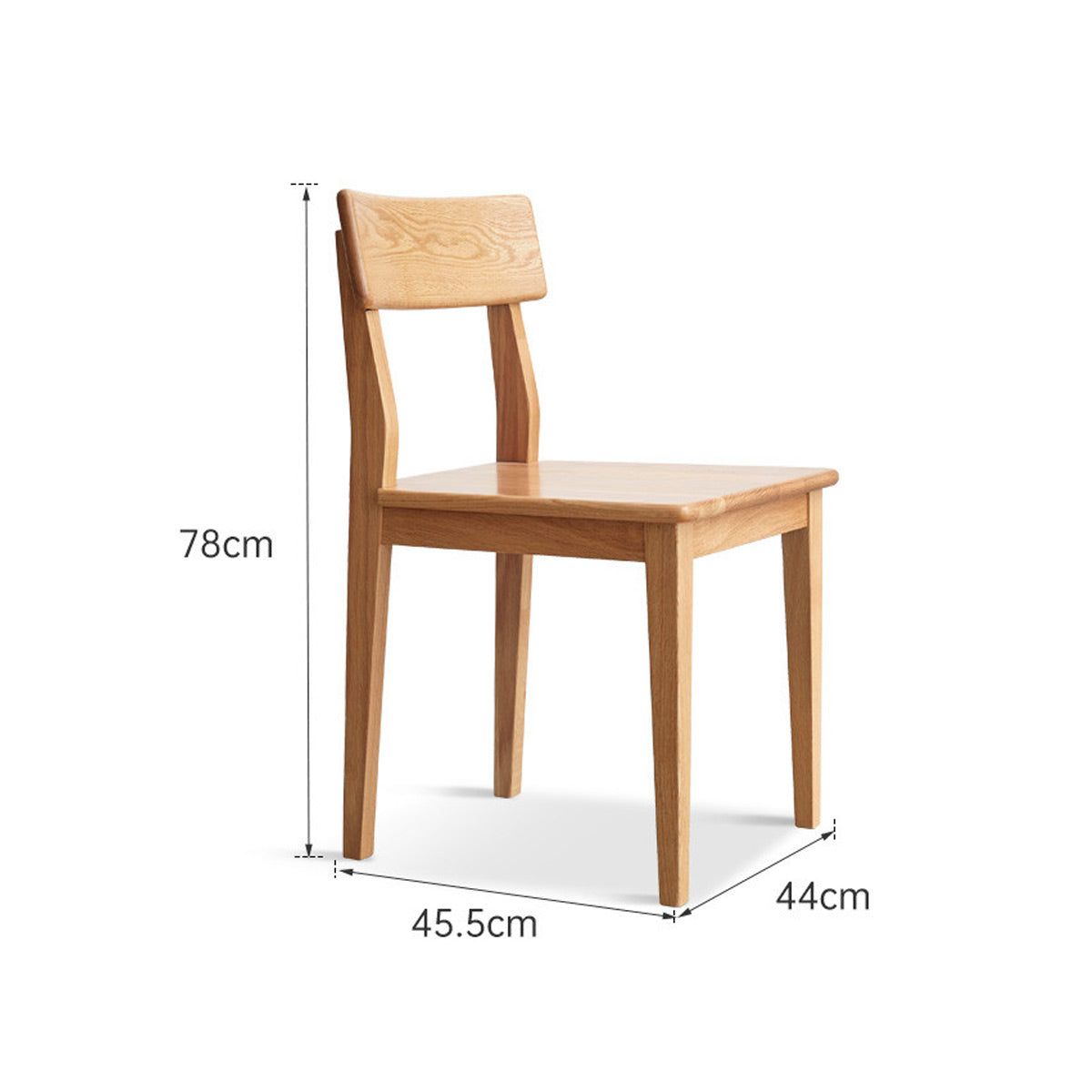 Brooks Oak Wood Dining Chair