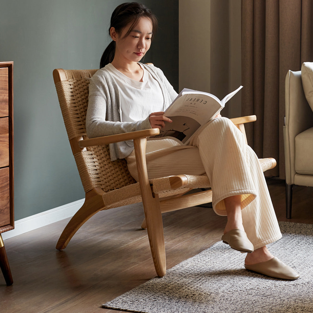 Selma Woven Armchair