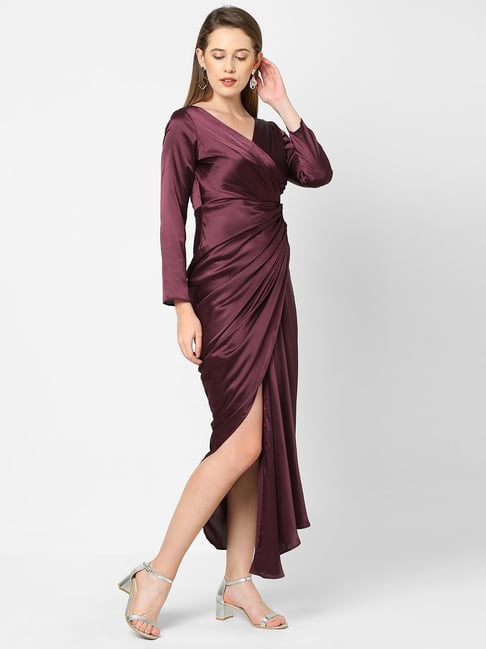 Satin Maxi Dress