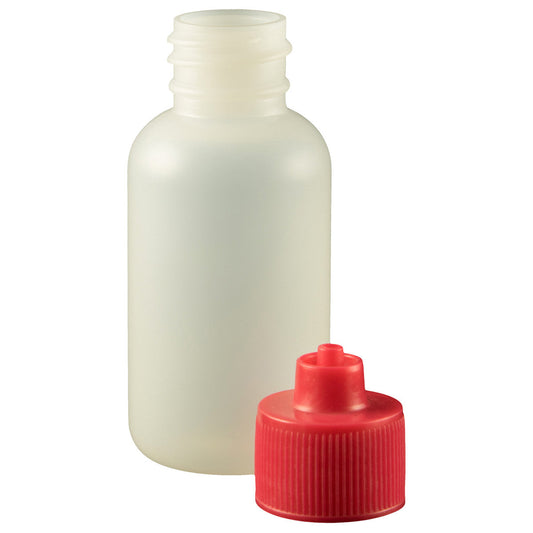 1 Ounce Boston Round Bottle & Cap Kit - Jensen Global